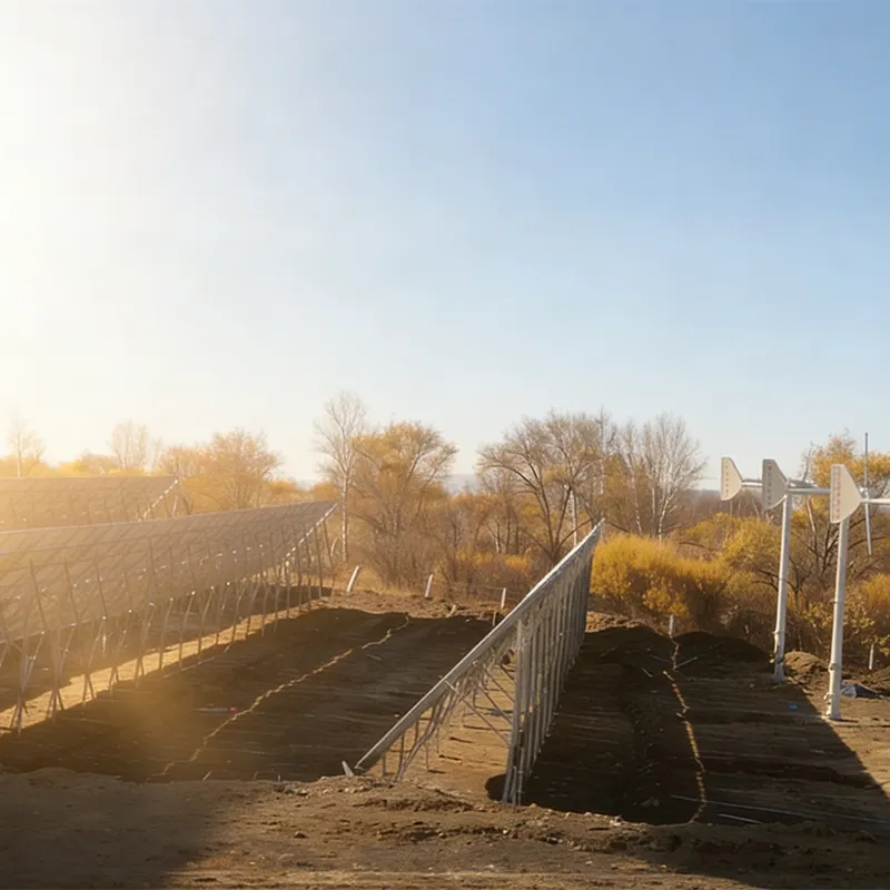 Автономная ветро-солнечная гибридная электростанция уровня 300 кВт (4)