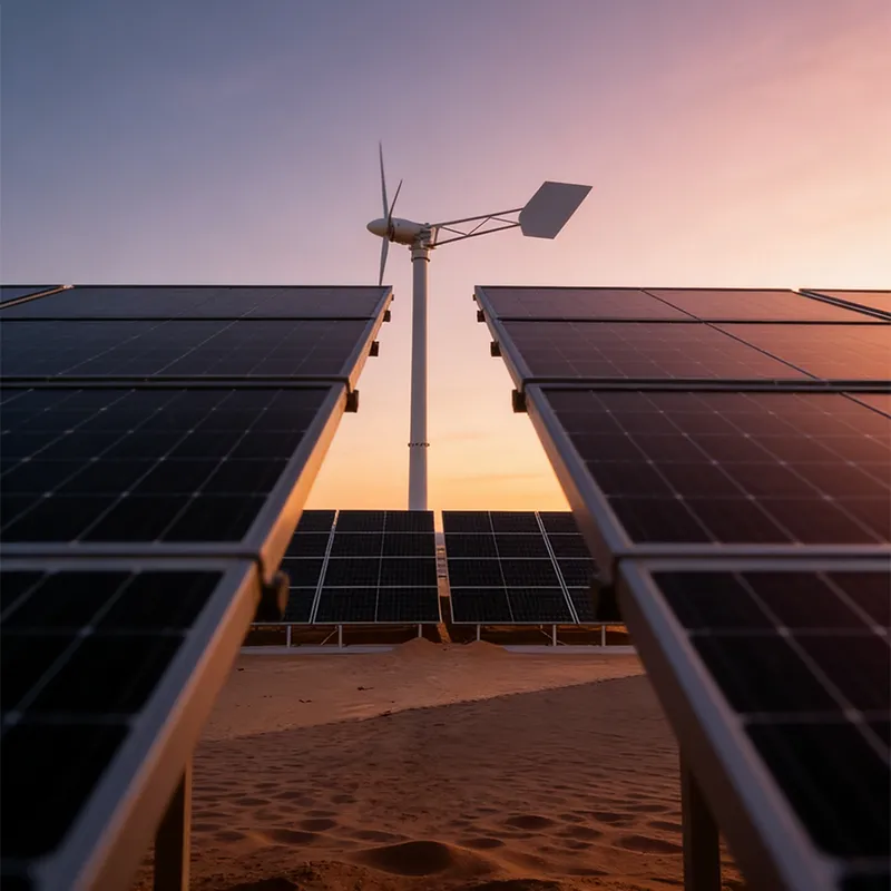 Ветро-солнечная гибридная энергосистема уровня 10 кВт (5)