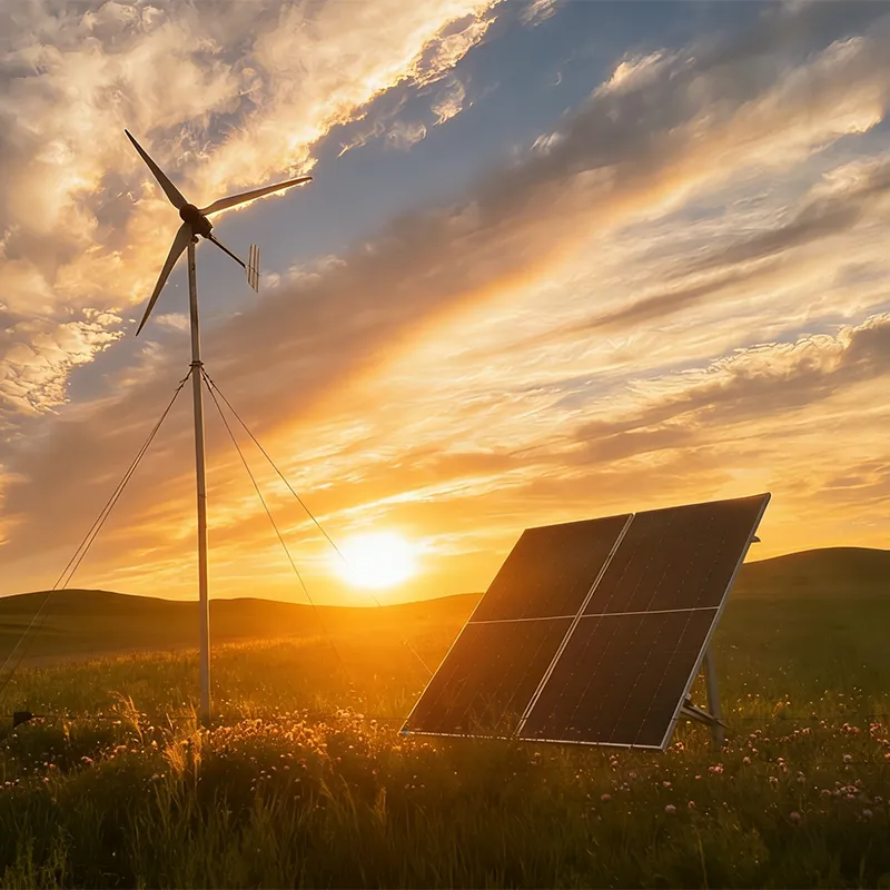 Ветро-солнечная гибридная энергосистема уровня 2 кВт (15)