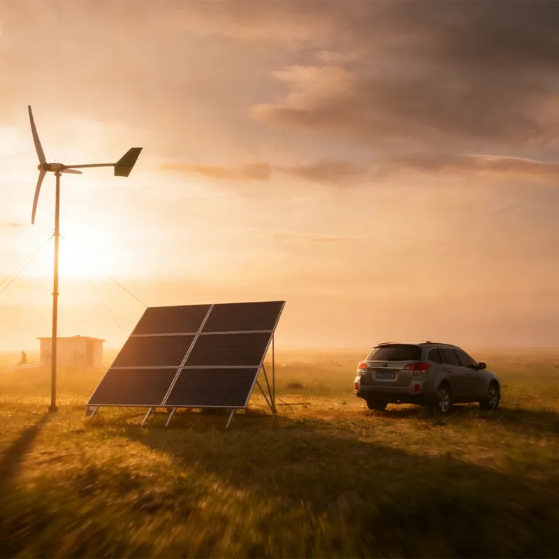 Ветро-солнечная гибридная энергосистема уровня 3 кВт (10)